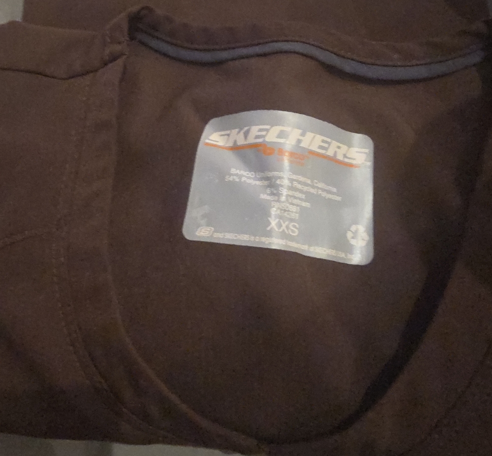 Skechers Brown Scrub Set